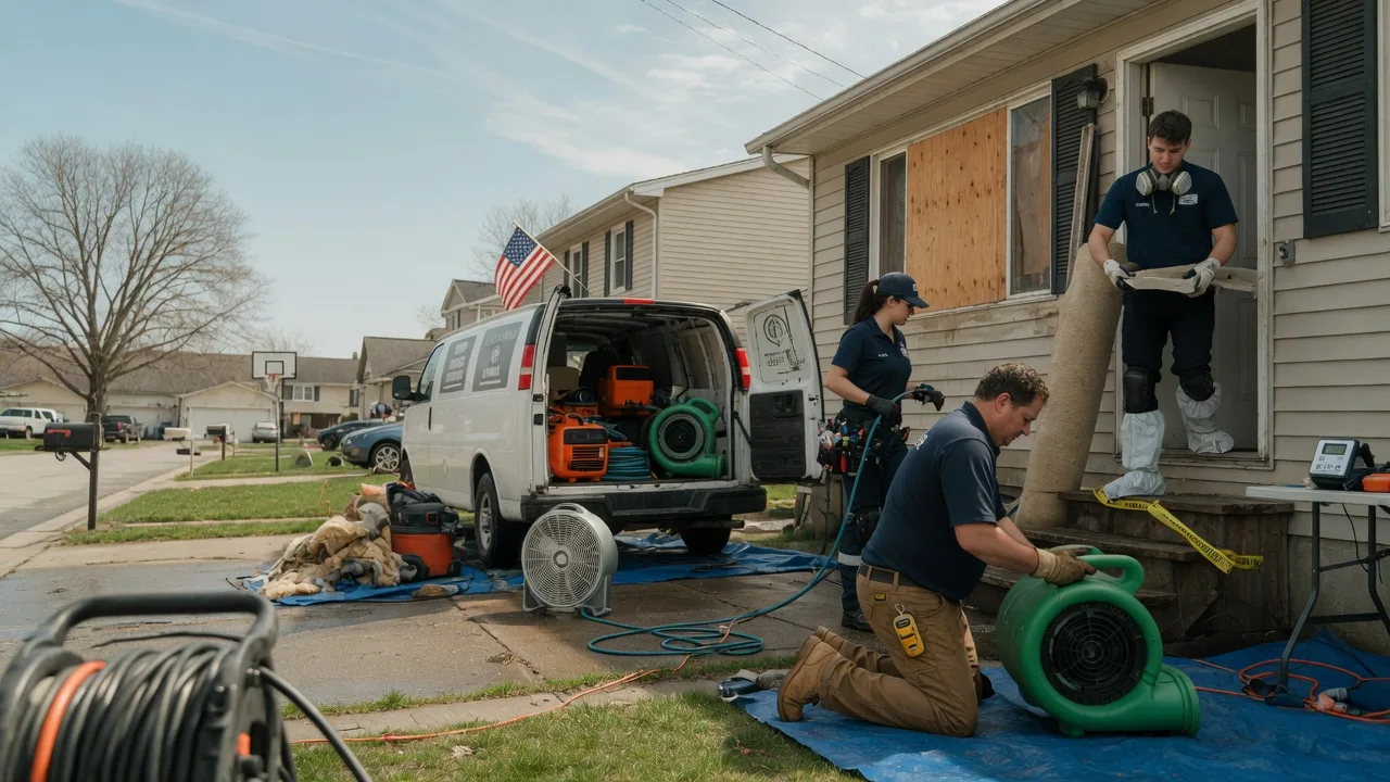 Water Damage Restoration in Clarksville, PA near me